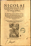 Nicol� Copernico De Revolutionibus Orbium Coelestium, 1566.